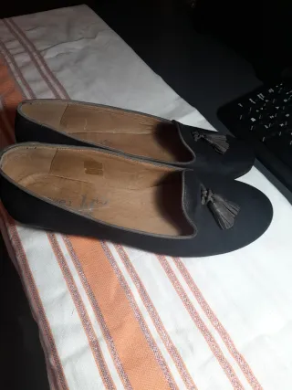 Bailarinas Bissei Piel Negra Talla 41