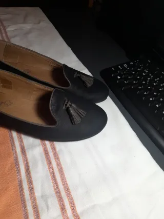 Bailarinas Bissei Piel Negra Talla 41