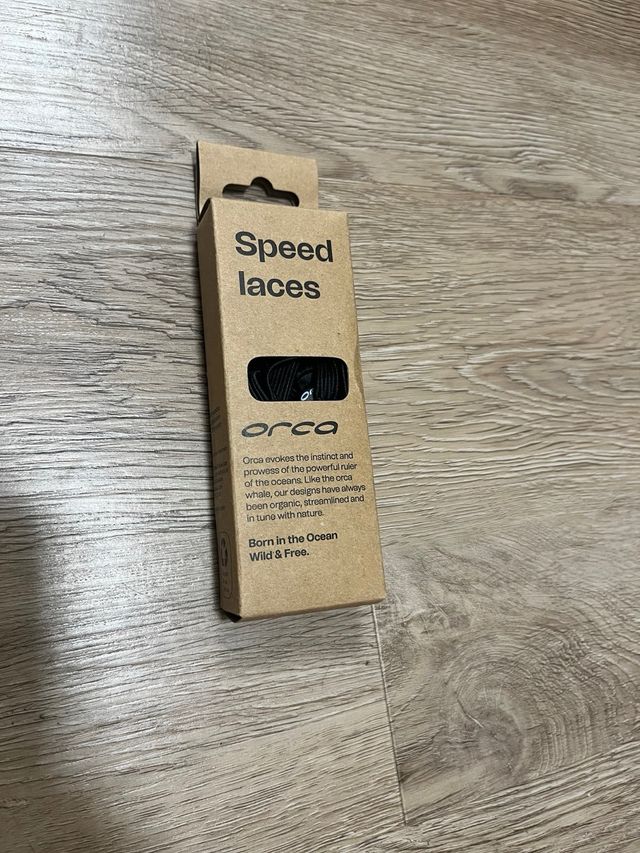 Cordones elásticos Orca Speed Laces Negro NUEVOS