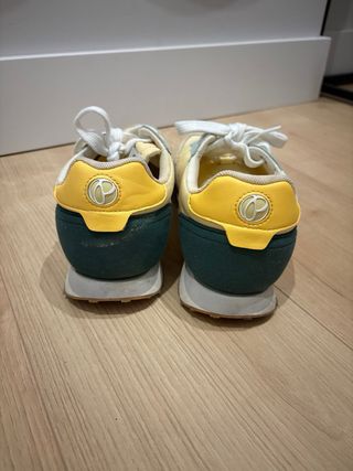 Zapatillas Pepe Jeans Mujer Verde y Amarillo