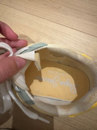 Zapatillas Pepe Jeans Mujer Verde y Amarillo