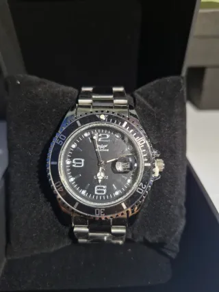 Reloj ZHOWE Caballero Plata y Negro