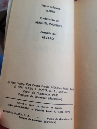 Ilona, novela histórica segunda guerra mundial