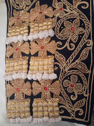 Traje de Luces Torero Azul y Dorado