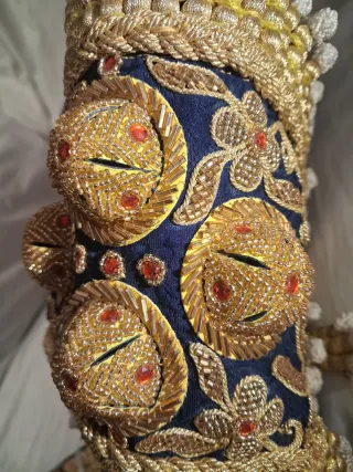Traje de Luces Torero Azul y Dorado