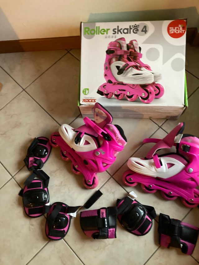 Roller Skate Roces 4 rosa