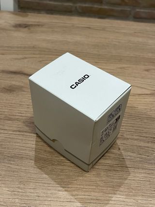 Reloj Casio Analógico Negro y Plateado