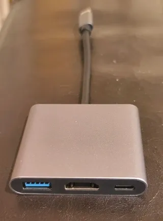 Adaptador USB-C 3 en 1 HDMI USB 3.0 4K