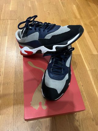 Zapatillas Puma Azul y Gris