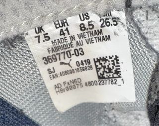 Zapatillas Puma Azul y Gris