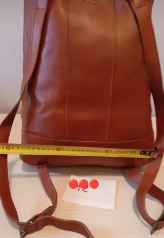 Zign Borsa Zaino Vera Pelle Marrone