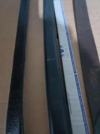 Lote de 3 cinturones de cuero