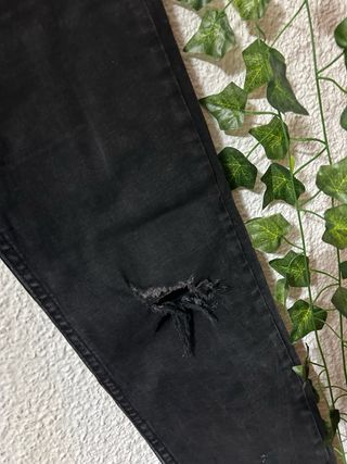Pantalón skinny negro mujer