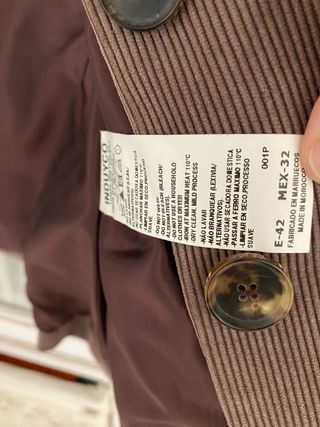 Americana pana fina morado claro