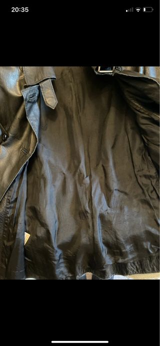 Giacca Pelle Vintage Preview Milano Nera