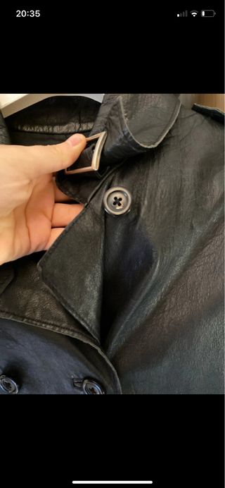 Giacca Pelle Vintage Preview Milano Nera