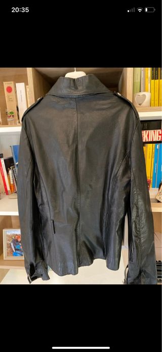 Giacca Pelle Vintage Preview Milano Nera