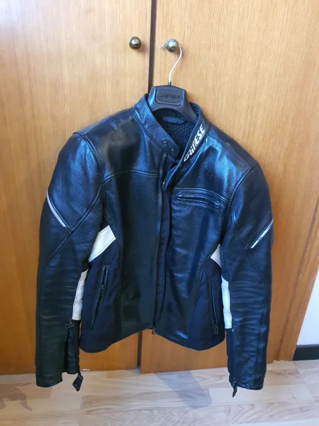 Conjunto Dainese Chaqueta y Pantalón Piel Talla L