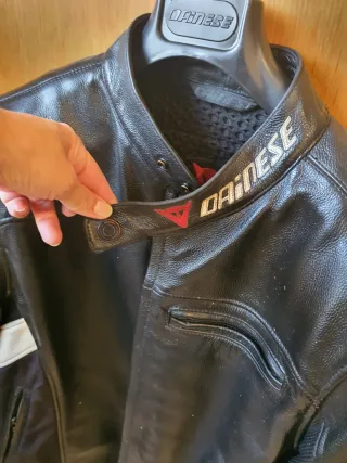Conjunto Dainese Chaqueta y Pantalón Piel Talla L