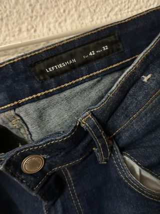 Pantalón Lefties Talla 42 Azul Hombre