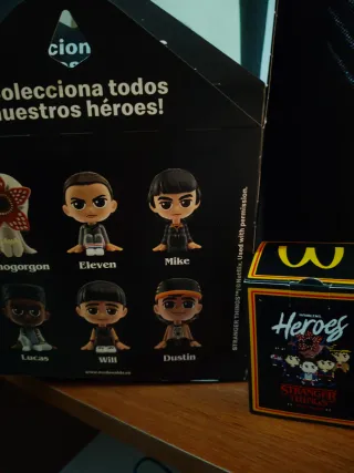 Cambio Figura Stranger Things McDonald's Héroes