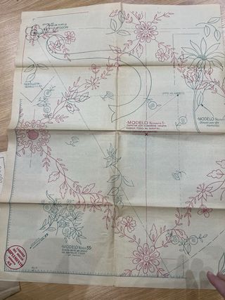 Patrón de costura antiguo