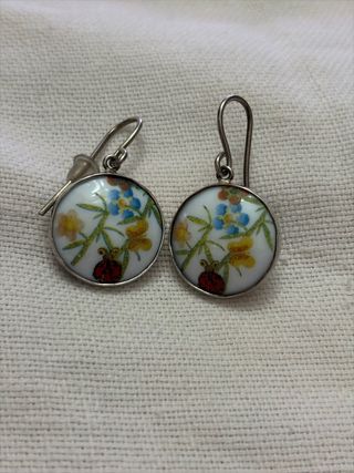 Pendientes Tous Plata y Cerámica