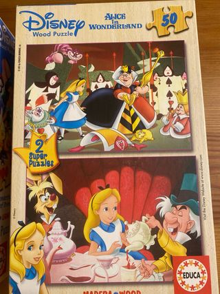 Puzzles Disney Madera 100 y 50 Piezas