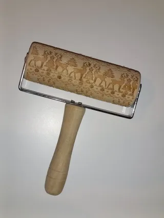 Rullo per pasta decorato Natale