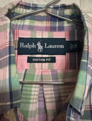 Camisa Polo Ralph Lauren cuadros multicolor