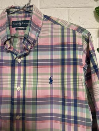 Camisa Polo Ralph Lauren cuadros multicolor
