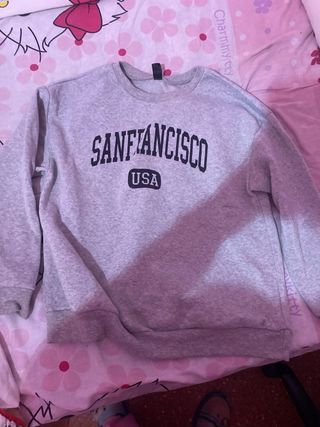 Sudadera San Francisco USA Gris