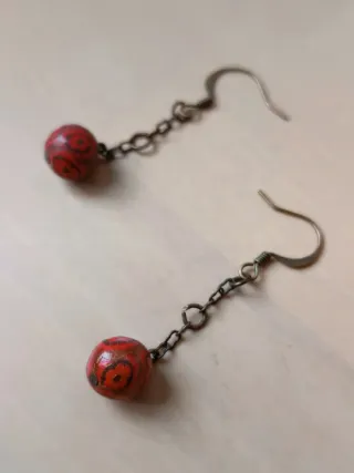 Collana e Orecchini Effetto Rame