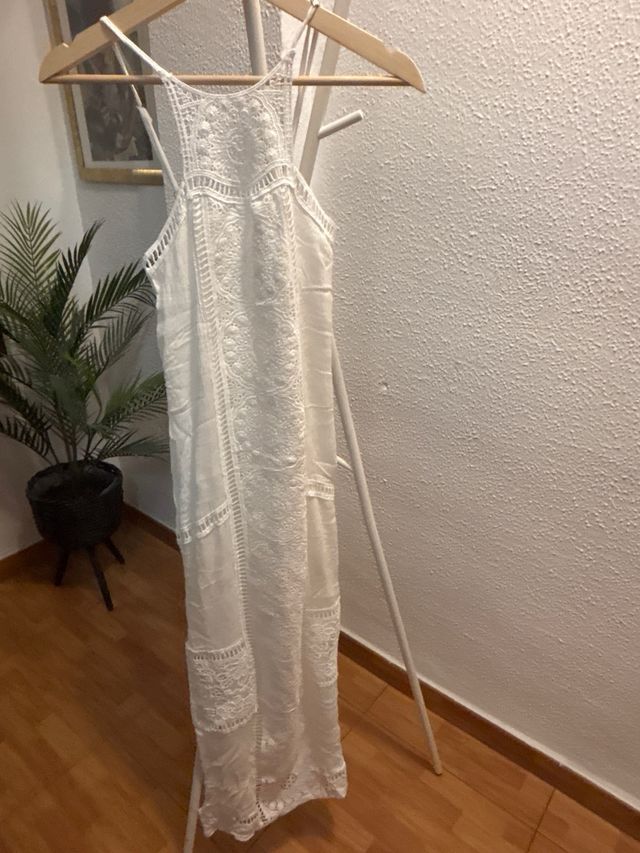 Vestidos de tirantes de crochet estilo ibicenco