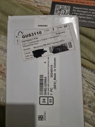 Schermo Samsung A21s