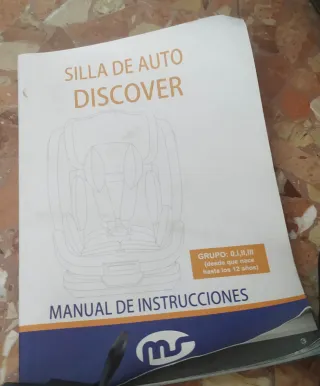 Silla coche bebé MS Discover lavable