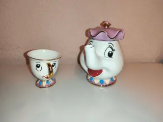 Taza y Tetera Bella y Bestia
