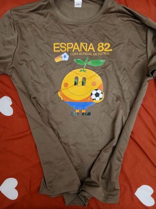 Maglietta Spagna 82 Calcio Uomo
