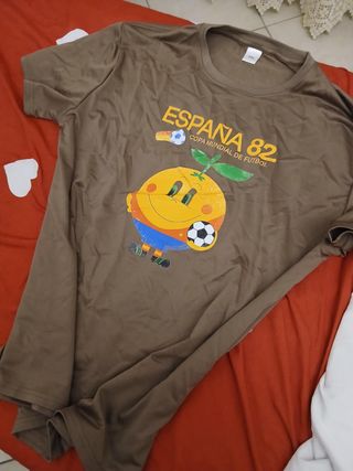 Maglietta Spagna 82 Calcio Uomo