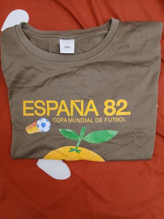 Maglietta Spagna 82 Calcio Uomo