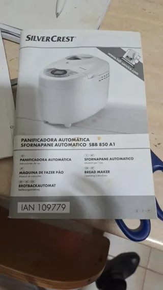 Panificadora SilverCrest. Negociable. Pan Celíacos