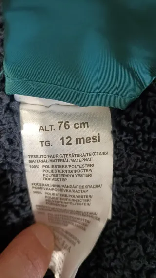 Giubbotto invernale 12 mesi