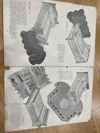 Revista antigua Ropa de Cama