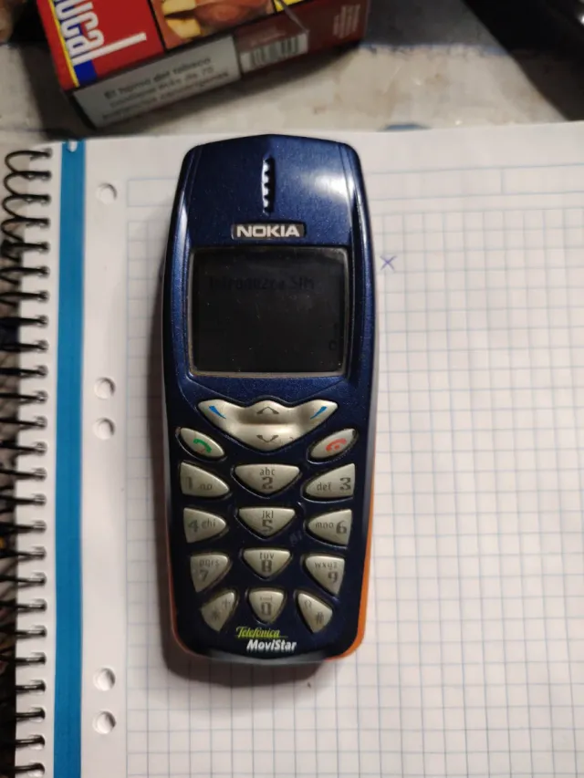 Teléfono Móvil Nokia Azul y Naranja