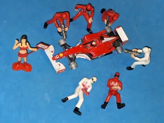 Scalextric Ferrari F1 Carrera Evolution y figuras