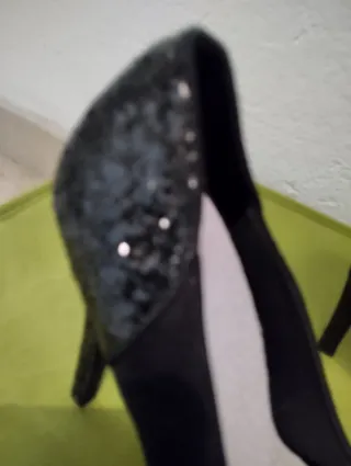 Zapatos de fiesta tacón .