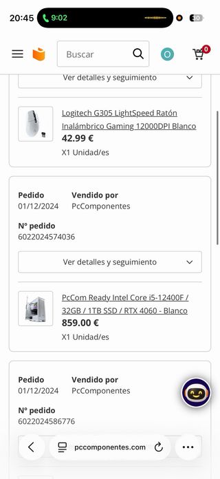 PC Gaming Intel i5 12400F RTX 4060 1TB