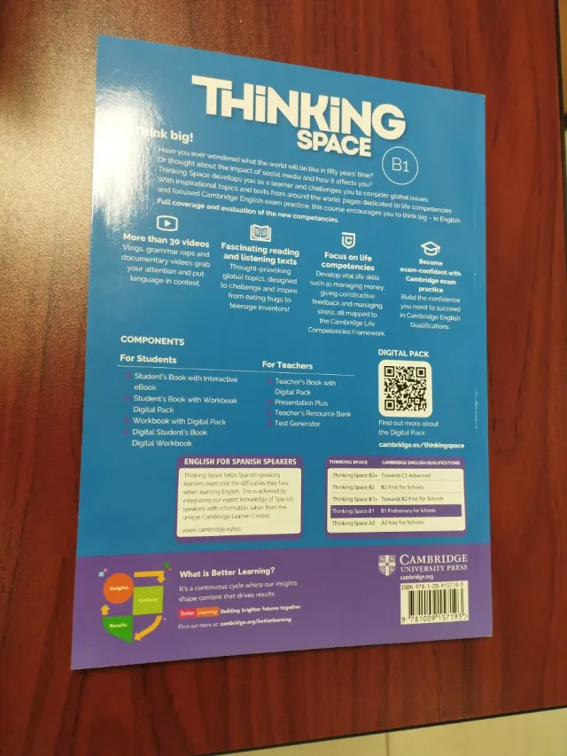 Thinking Space B1 Student's Book with Interacti...