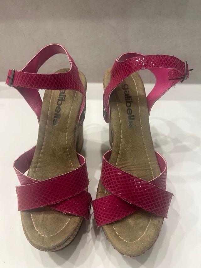 Sandalias plataforma Galibells rosas