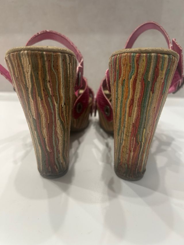 Sandalias plataforma Galibells rosas